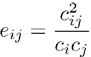 equivalence index equation