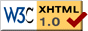 Valid
 XHTML 1.0!