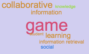 Figure 8. Word clouds for curricula (word frequency 7+) 2010-15, master’s theses 2013-14 (word frequency 3+), and publications 2013-14 (word frequency 7+).