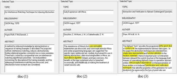 Figure 1: Frequency of text highlight