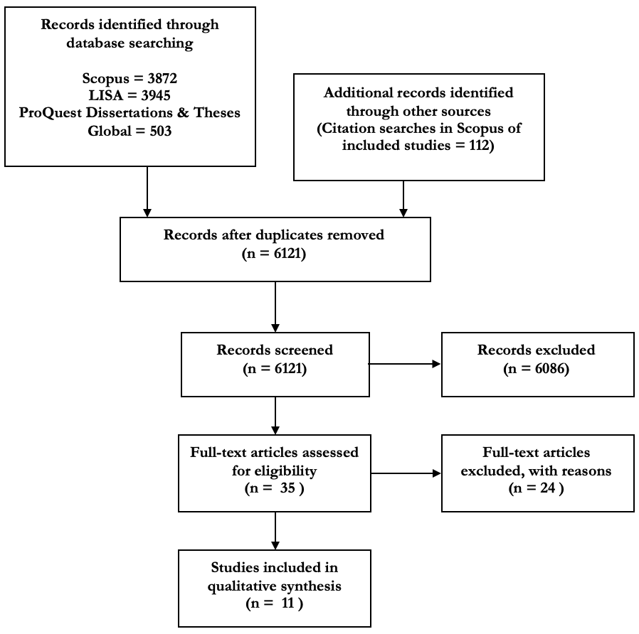 Study selection flow diagram