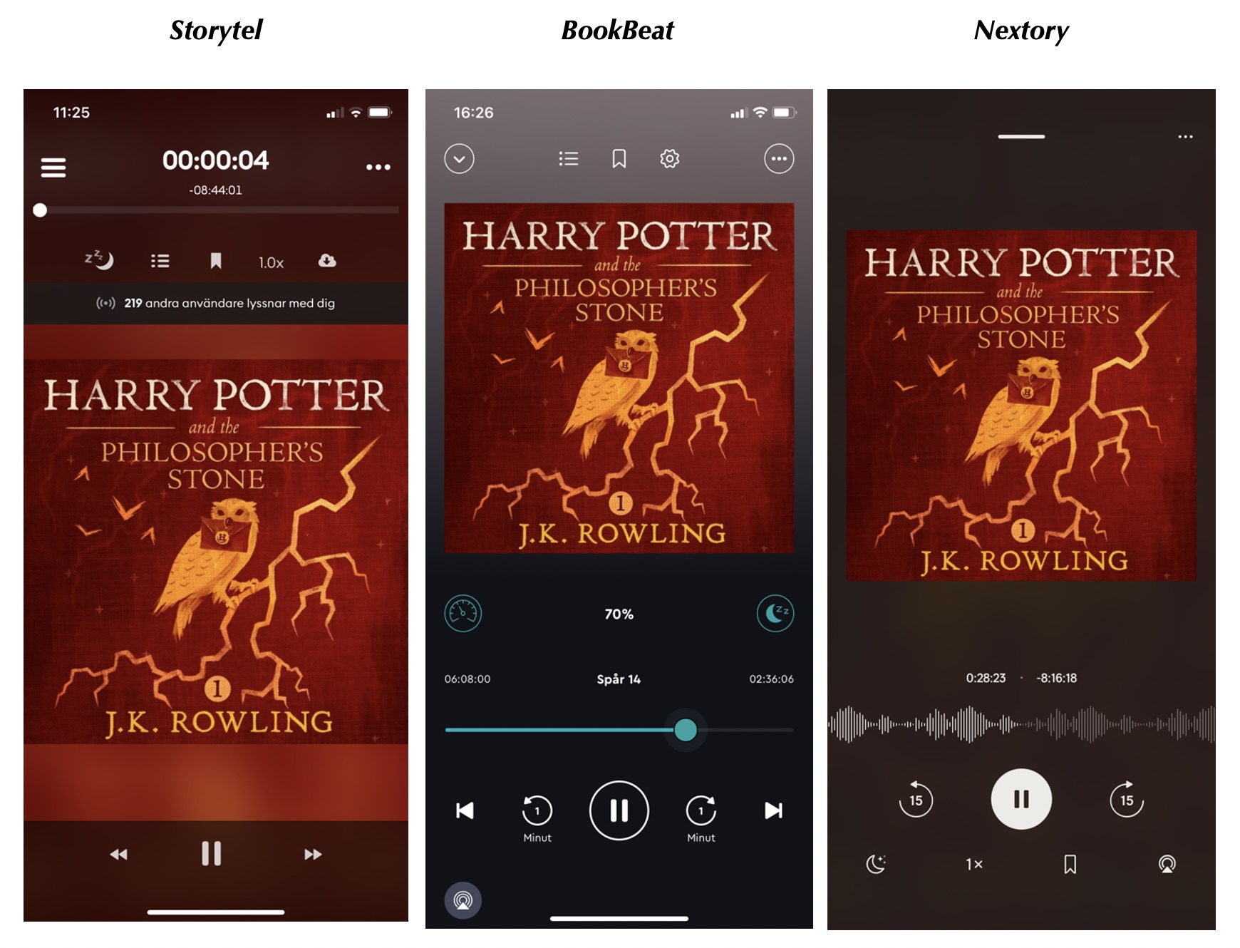 Figure 1: The audiobook player